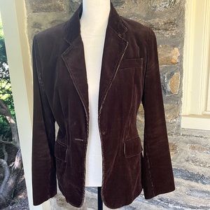 J. Crew Corduroy Blazer. Brown. Size 8.
